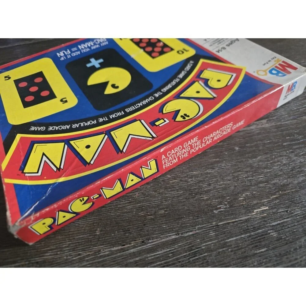 Vintage Pac Man 1982 Board Card Game Milton Bradley #4222